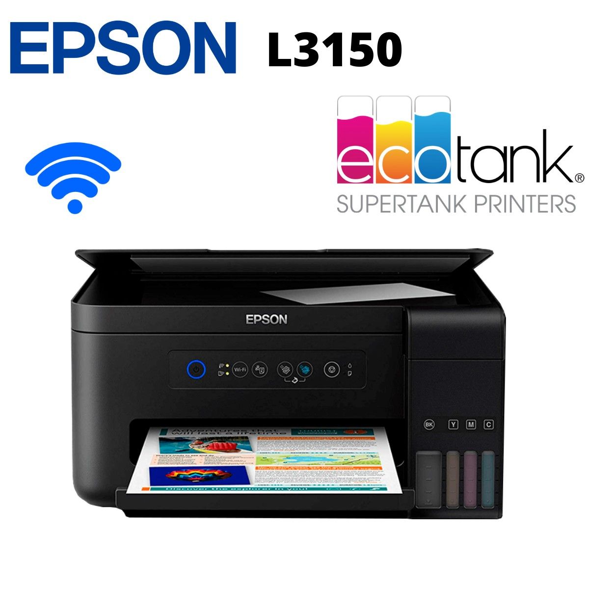 Impresora Multifuncion Epson L3150 Sistema Continuo Wifi