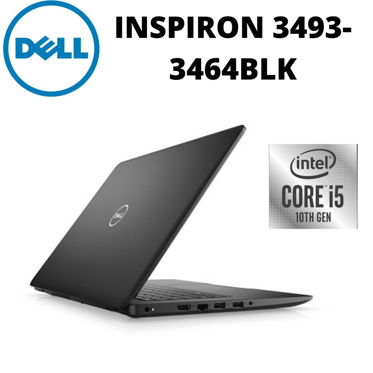 DELL INSPIRON 3493-3464BLK Core™ i5-1035G4 1.1GHz 4GB 128GB SSD 14" - Imagen 2