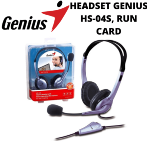HEADSET GENIUS HS-04S, RUN CARD