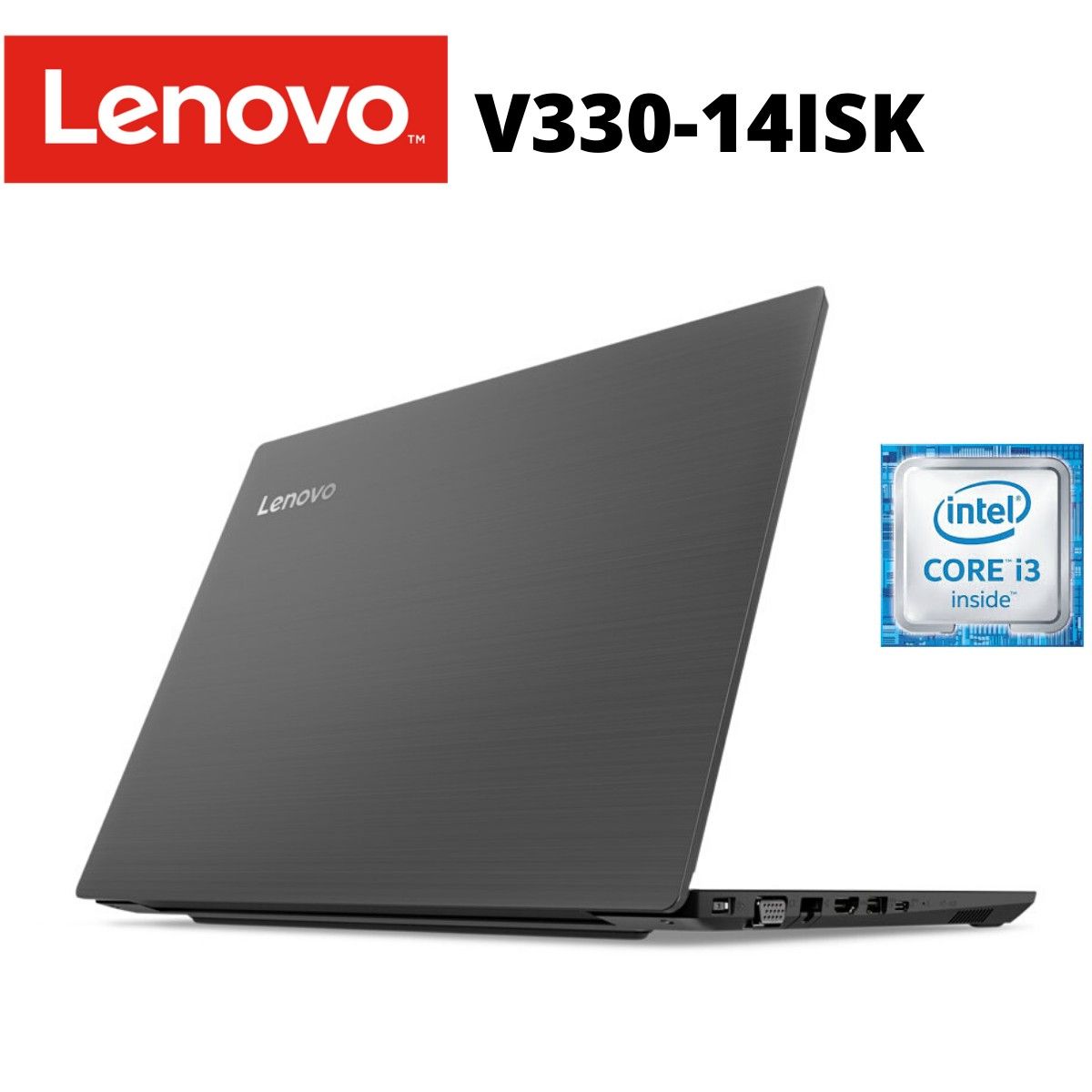 PORTATIL LENOVO V330-14ISK CORE I3 6006U 4GB RAM 1TB 14" GRIS PLATINO - Imagen 2