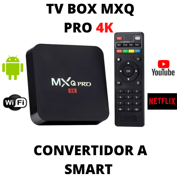 Convertidor TV a Smart TV Caja Tv Box MXQ Pro 4K Android 7.1 16 GB 2 RAM Smart  tv