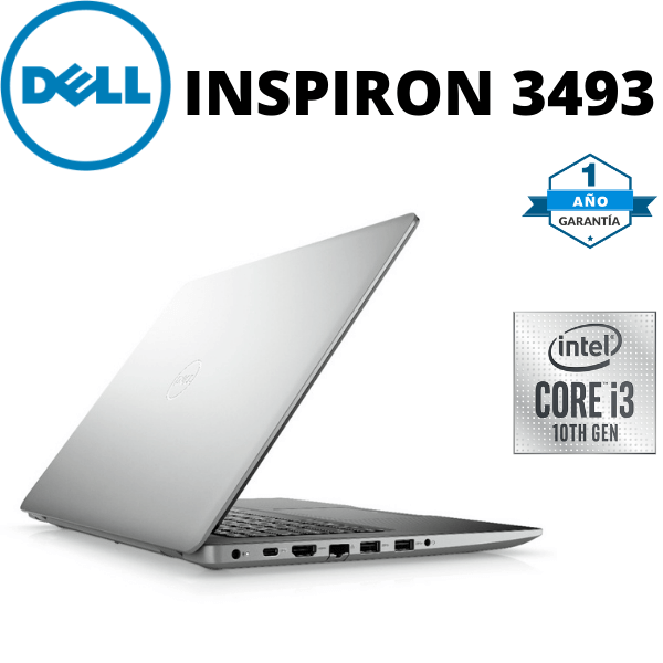 PORTATIL DELL INSPIRON 3493 CORE I3-1005G1 4GB RAM 1TB 14" NATURAL SILVER DECIMA GENERACION - Imagen 2