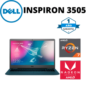 LAPTOP DELL INSPIRON 3505 AMD RYZEN 7 3700U 8GB RAM 512GB SSD 15.6″ (1920×1080) AZUL