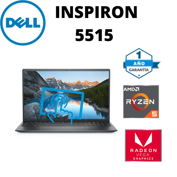 LAPTOP DELL INSPIRON 5515 AMD RYZEN™ 5 5500U 8GB RAM 256GB SSD