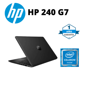 LAPTOP HP 240 G7 CELERON® DUAL-CORE N4020 4GB RAM 128GB SSD 14″ (1366X768), JET BLACK